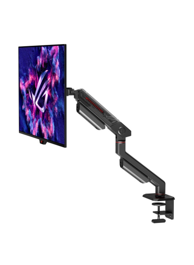 أسوس ROG Ergo Monitor Arm AAS01, A monitor mount that features cable management channels, allowing gamers to create a more ergonomic, neater gaming setup | 90LA00Q0-B01170 Black  - Image 3