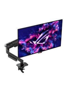 ASUS ROG Ergo Monitor Arm AAS01, A monitor mount that features cable management channels, allowing gamers to create a more ergonomic, neater gaming setup | 90LA00Q0-B01170 Black  - Image 2