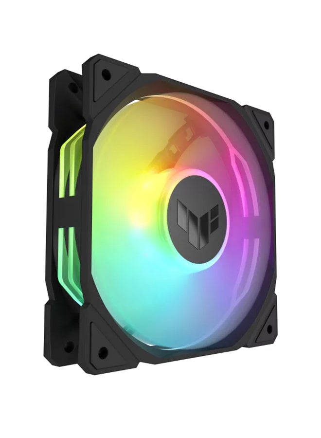 ASUS - TUF Gaming TR120 ARGB Reverse Fan - Triple Pack, Optimized Cooling Performance, PWM Fan Efficiency, DUO Colors & Orientations 90DA00D0-B09020 Black - Image 1