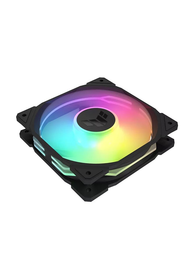 ASUS - TUF Gaming TR120 ARGB Reverse Fan - Triple Pack, Optimized Cooling Performance, PWM Fan Efficiency, DUO Colors & Orientations 90DA00D0-B09020 Black - Image 1