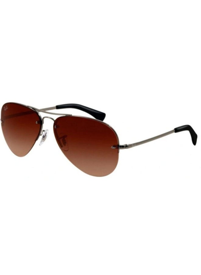 Ray-Ban Men's UV Protection Aviator Sunglasses RB-3449-59-004/13 - Gunmetal - Image 1