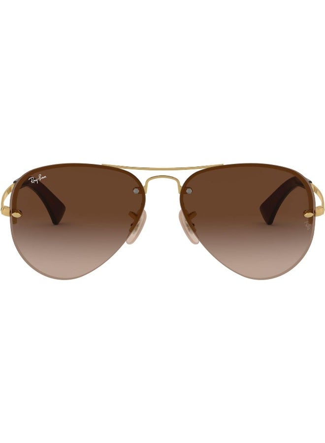 Ray-Ban Men's UV Protection Aviator Sunglasses RB-3449-59-004/13 - Gunmetal - Image 2