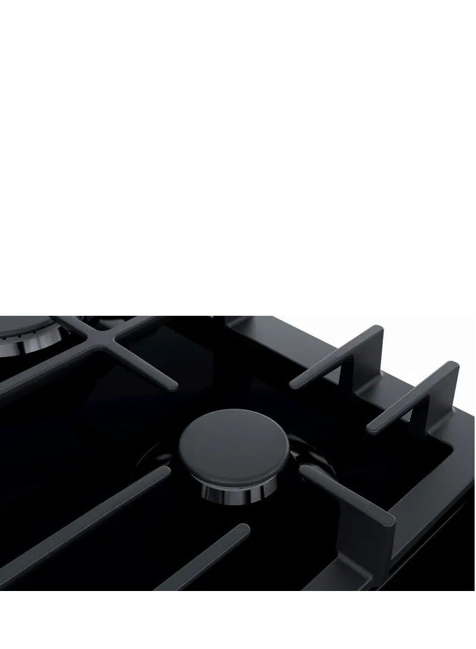 BOSCH Built in hob 4 burner 60 cm  Series 6 Pan Support Cast iron Enameled steel Frameless PCP6A6B90 PCP6A6B90 Black - Image 4