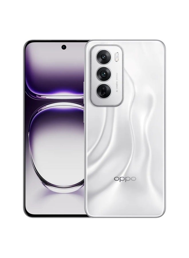 OPPO Reno12 Dual SIM Astro Silver 12GB RAM 512GB 5G - Middle East Version  - Image 1