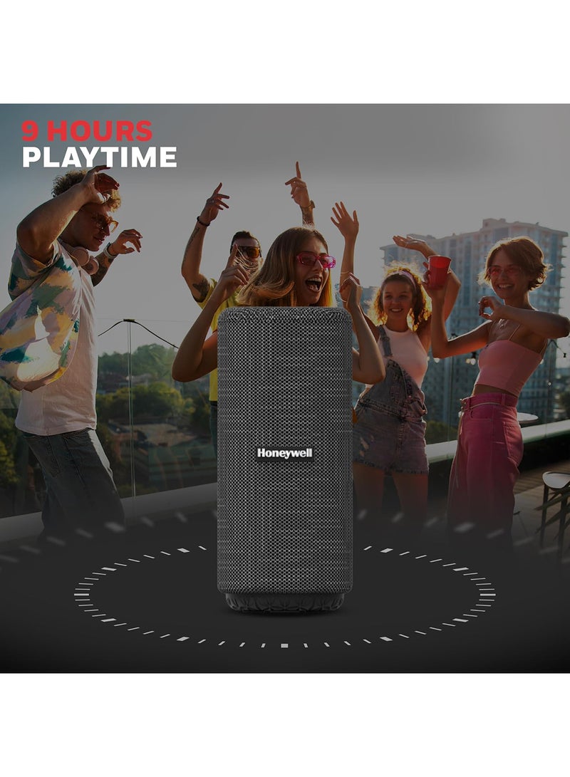 هوني ويل Suono P300 10W 5.3 Bluetooth Speaker,9H Playtime, Deep Bass,IPX 4,TWS Feature,Fast Charging,SD Card,USB,AUX,Built-In Mic&52mm Drivers,2 Yrs Manufacturer Warranty Black  - Image 5