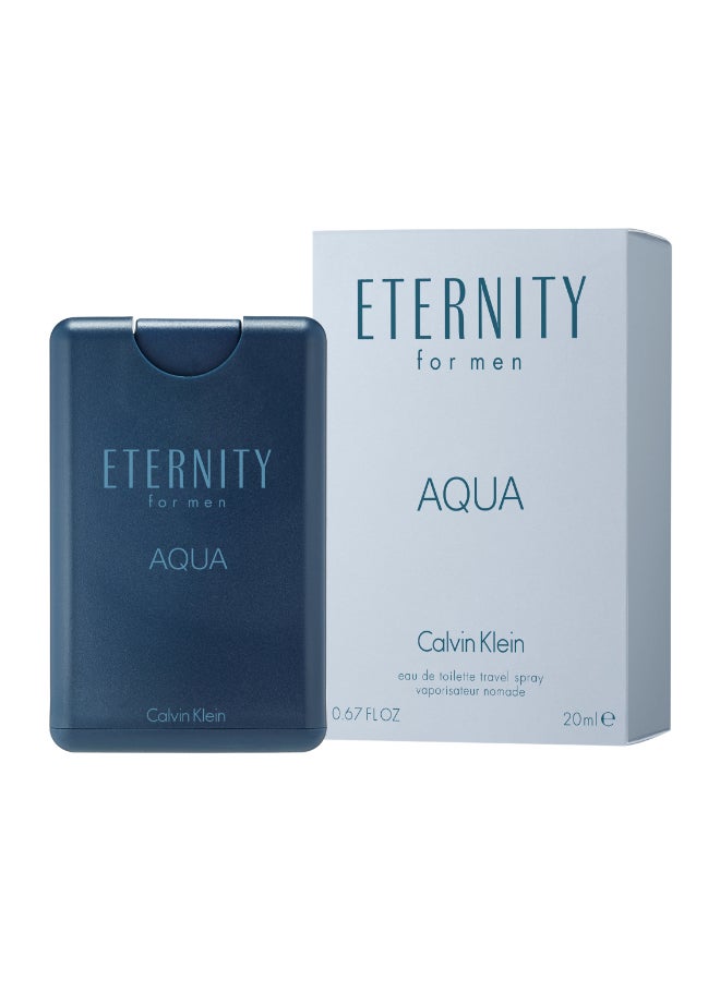 CALVIN KLEIN Eternity Aqua Eau De Toilette Pocket Spray 20ml  - Image 2