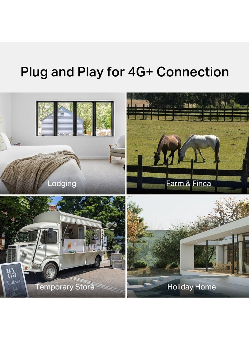 تي بي لينك جهاز التوجيه Archer MR505 4G+ Cat6 AC1200 اللاسلكي ثنائي النطاق Gigabit  - Image 5