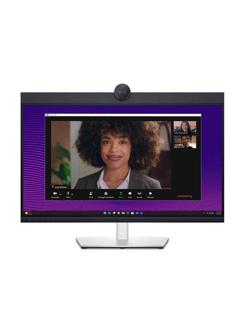 DELL P2724DEB Video Conferencing Monitor, 27" QHD IPS Display, 60Hz Refresh Rate, 5ms (Fast GtG) Response Time, Built-In Camera, Microphone, & Speaker, 16.7M Color Display | 210-BGMF Black/White  - Image 1
