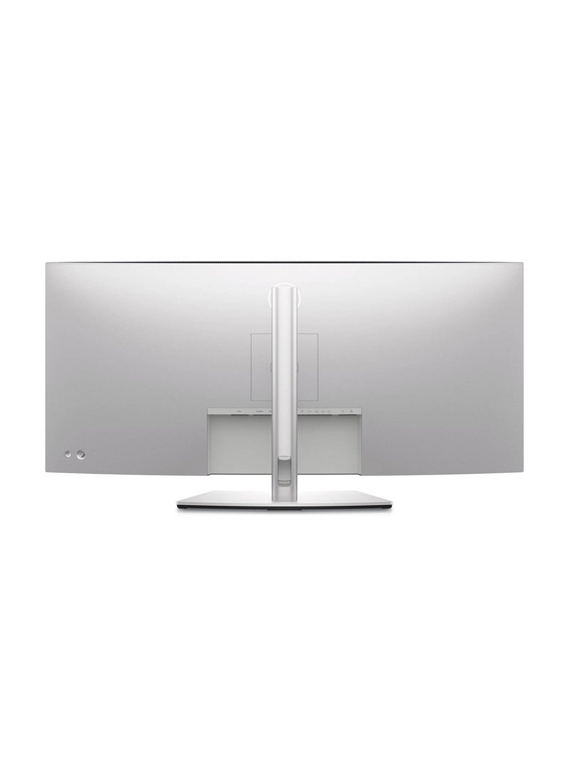 DELL - UltraSharp 38" IPS Curved USB-C Hub Monitor, WQHD+ 3840x1600 @ 60 Hz, 5 ms Response, 300 nits Brightness, 9W Speaker, DCI-P3, 98% P3 with 1.07 Bn Colors, USB-C, HDMI, DP, 2.5GbE RJ45 | U3824DW Black/White - Image 1