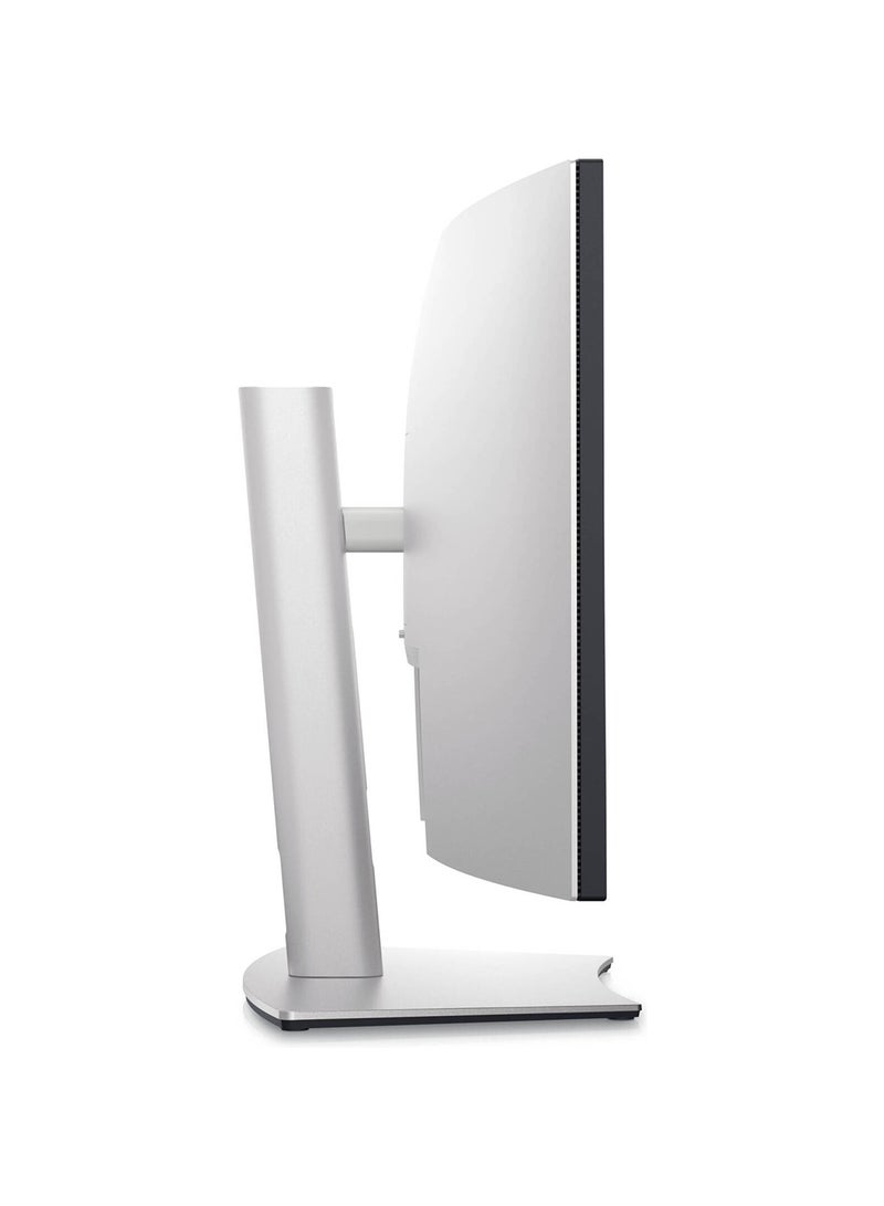 DELL - UltraSharp 38" IPS Curved USB-C Hub Monitor, WQHD+ 3840x1600 @ 60 Hz, 5 ms Response, 300 nits Brightness, 9W Speaker, DCI-P3, 98% P3 with 1.07 Bn Colors, USB-C, HDMI, DP, 2.5GbE RJ45 | U3824DW Black/White - Image 1