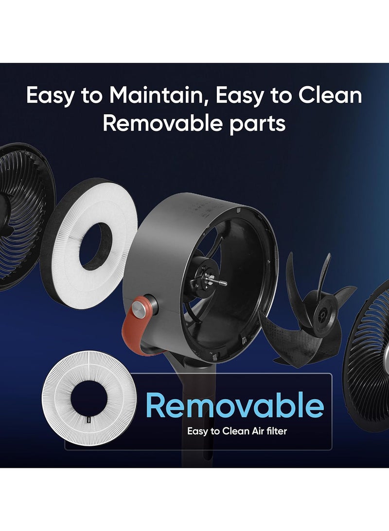 GREE Air Circulation Fan Oscillation, 8 Speed, Plasma generator, With Remote 55 W GCF-2305BAG5 Grey - Image 4