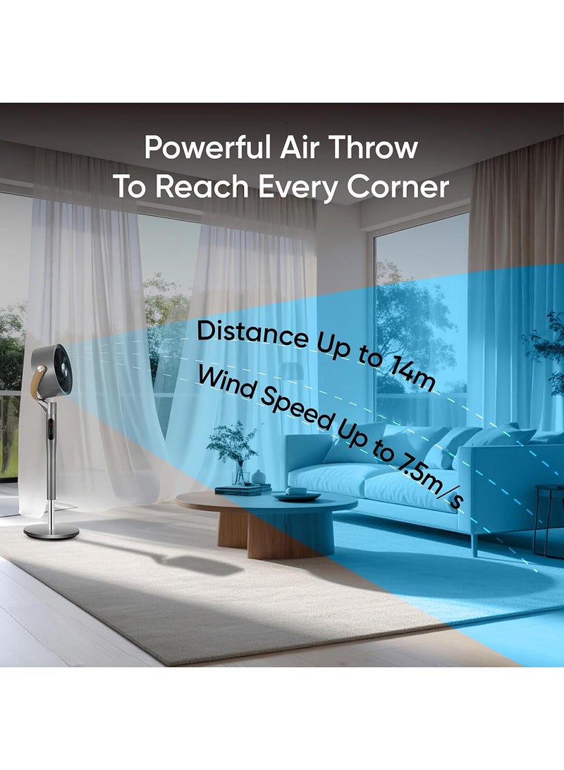 GREE Air Circulation Fan Oscillation, 8 Speed, Plasma generator, With Remote 55 W GCF-2305BAG5 Grey - Image 5