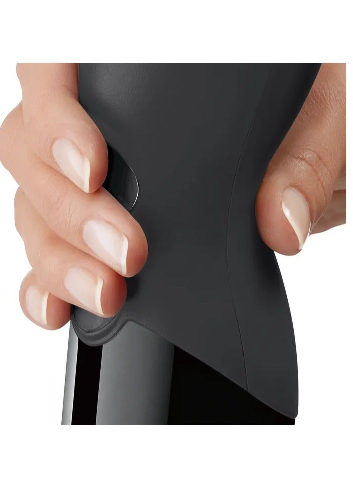 BOSCH - Hand blender ErgoMixx with air Suction 1000 W 12 speed Black MS6CB61V1 1000 W MS6CB61V1 Black - Image 1