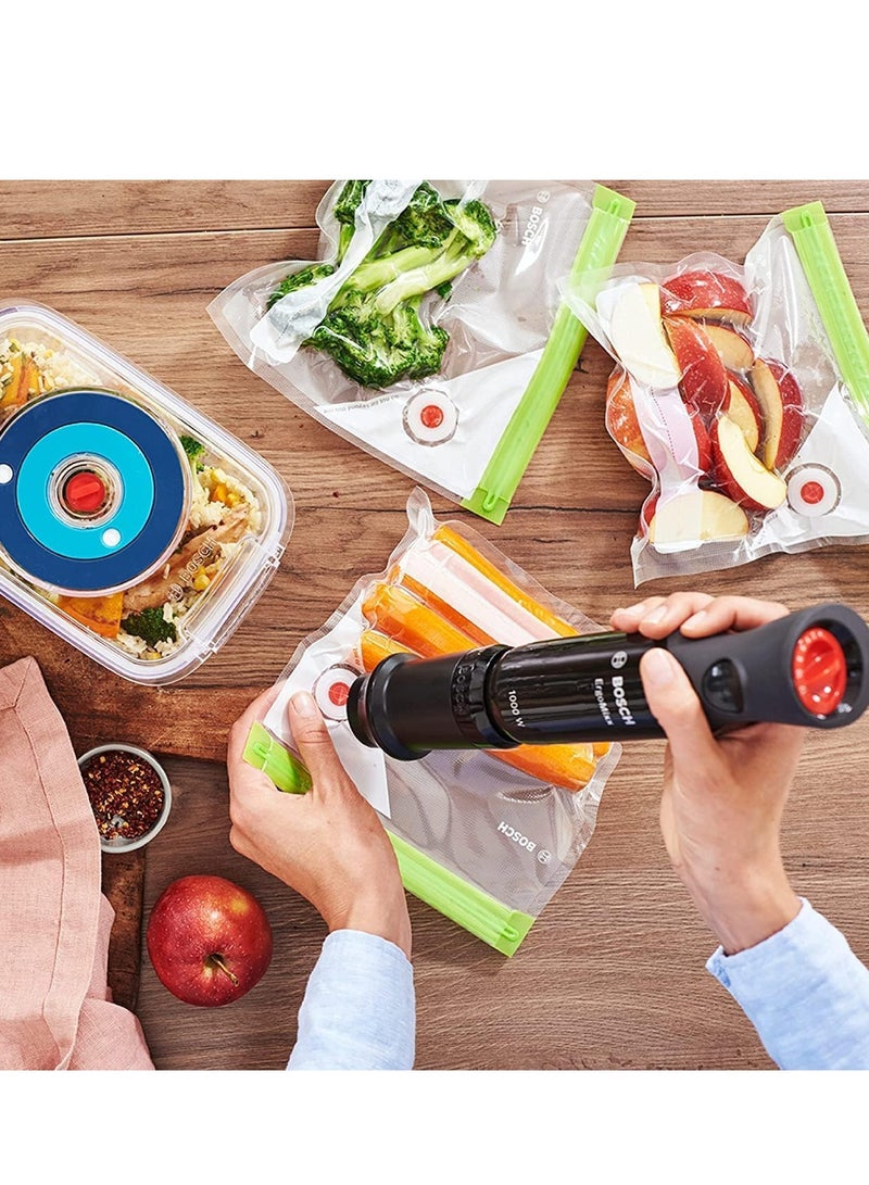 BOSCH - Hand blender ErgoMixx with air Suction 1000 W 12 speed Black MS6CB61V1 1000 W MS6CB61V1 Black - Image 1