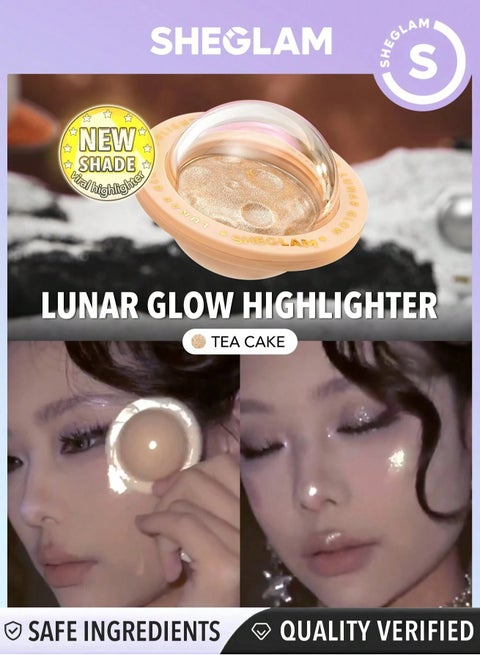 Lunar Glow Highlighter - Tea Cake gold
