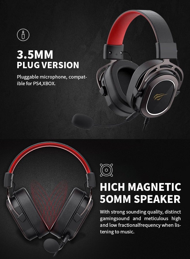 havit Wired Gaming Headphone with 3.5mm Audio Jack, Gaming Headset for PC PS4 PS5 Switch Xbox - Image 3