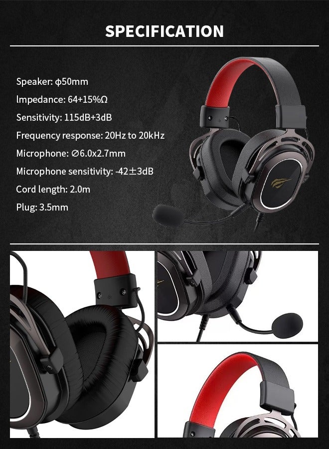havit Wired Gaming Headphone with 3.5mm Audio Jack, Gaming Headset for PC PS4 PS5 Switch Xbox - Image 4
