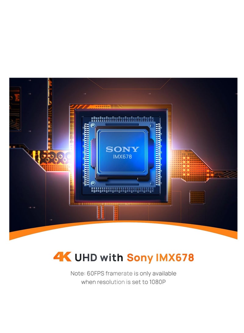 70 ماي كاميرا أمامية وخلفية للسيارة A810 بدقة 4K  - Image 2