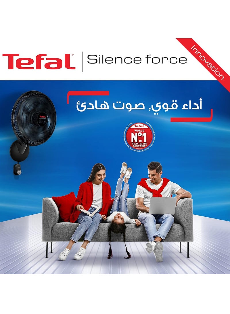 تيفال - مروحة حائط، 16 بوصة، 3 سرعات، قوة الصمت - VG4150EE - Image 1