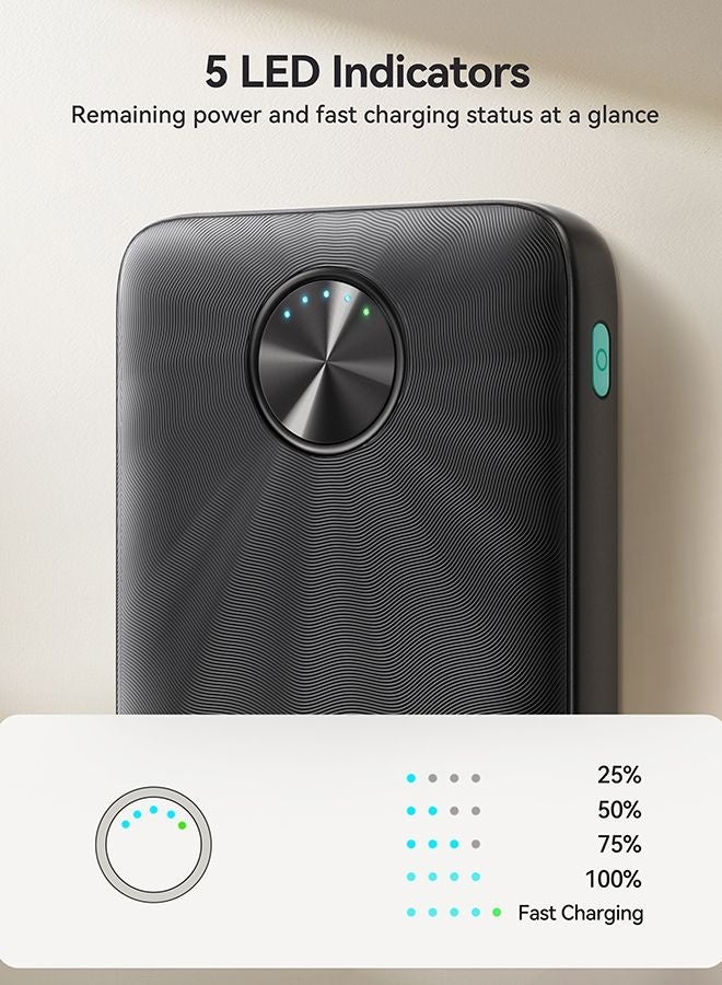 جوي روم حزمة بطارية بنك الطاقة LED ذات 3 منافذ عالية السعة بقدرة 22.5 وات - Image 5