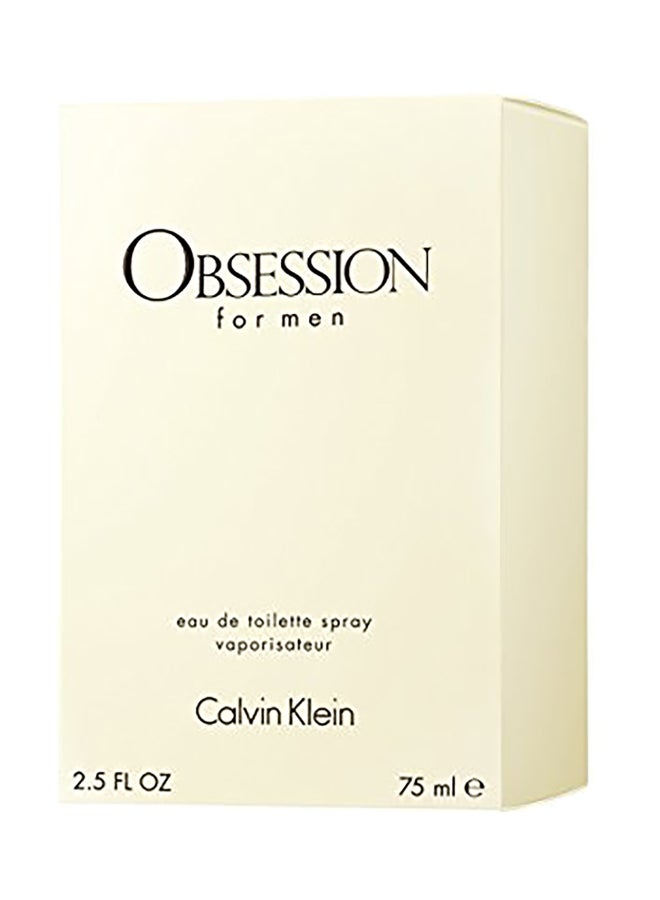 CALVIN KLEIN - Obsession Eau De Toilette 75ml - Image 1