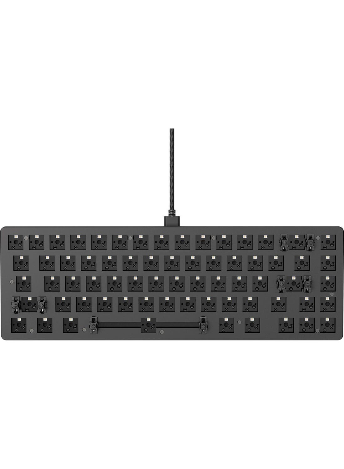 جلوريوس Glorious GMMK V2 65% Barebones Black Gaming Keyboard 