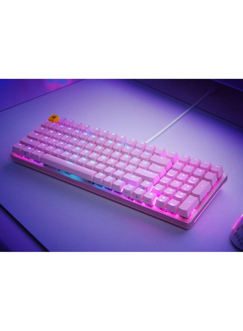 Glorious GMMK2 RGB Mechanical 96% Gaming Keyboard - Pink - Image 3