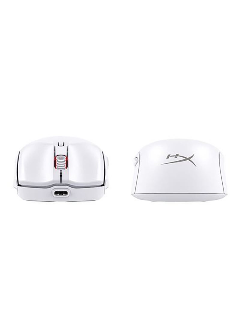 ماوس الألعاب اللاسلكي الصغير HyperX Haste 2 باللون الأبيض