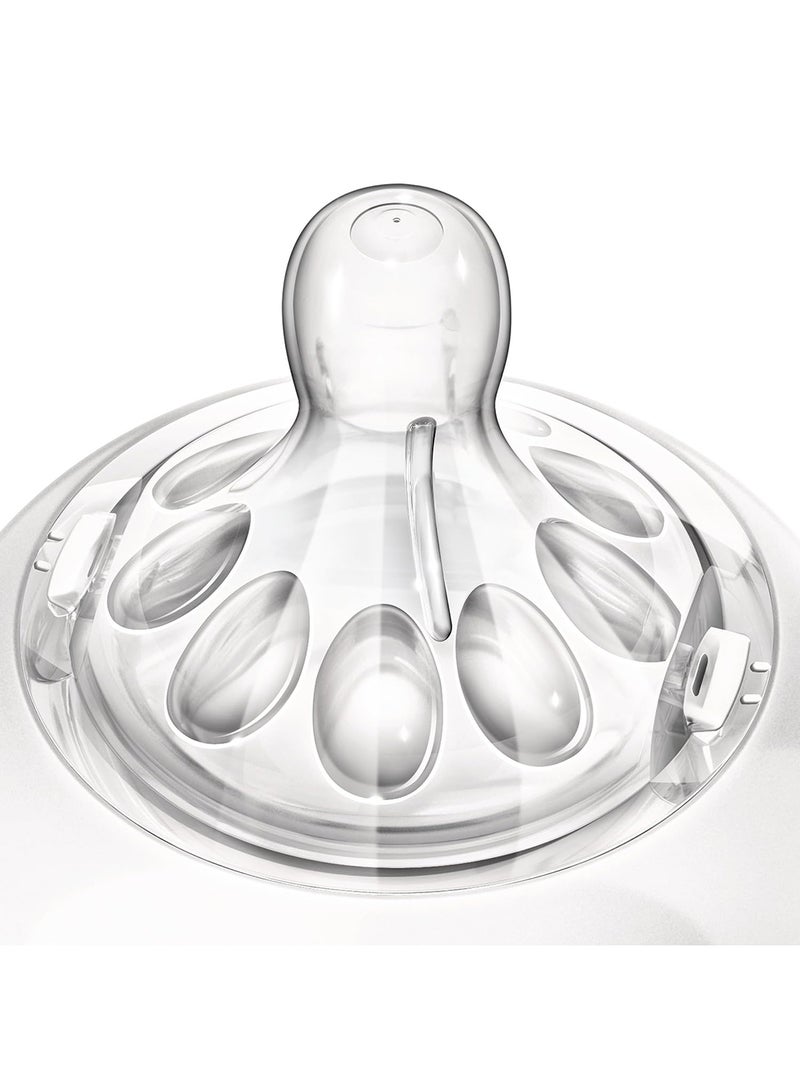 2-Piece Natural Feeding Baby Ultra Soft Nipple Bottle Set For 0M+, 125 Ml - Clear - pnsku/N70088404V/45/_/1719822814/c4cf4ca7-d05a-4b1b-b6a8-ca1a5b5c9fc4