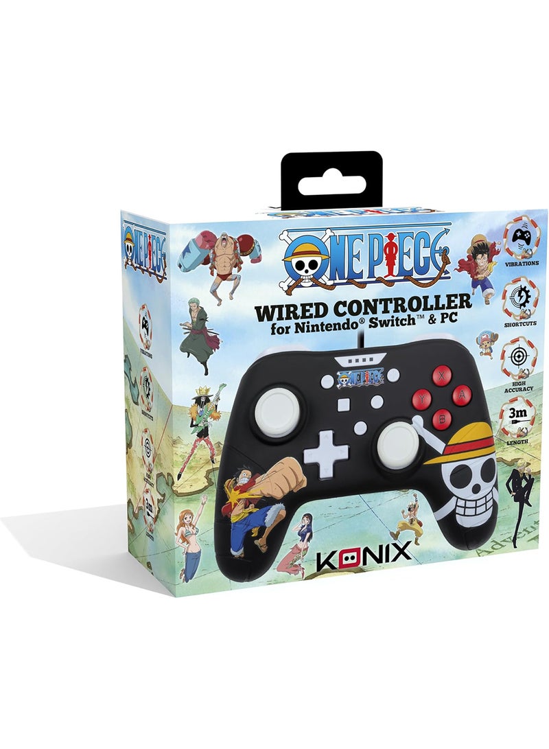 KONIX - Konix One Piece Gamepad Black Controller - Image 1