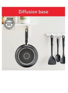 TEFAL Cookware Set | Dark Stone 7 pc Cooking Set | Non-stick | stewpots 22/24 cm+lids | saucepan 16 cm | frypan 24 cm | B491S785 black 6.91cm - pnsku/N70088419V/45/_/1719823298/212af312-1585-4769-8a3c-9676e623eec1