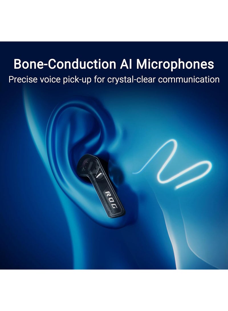 أسوس سماعة الألعاب ASUS ROG Cetra True Wireless SpeedNova باللون الأسود - Image 4