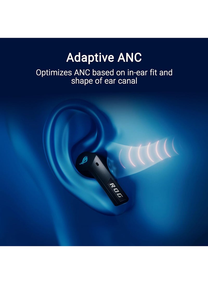 أسوس سماعة الألعاب ASUS ROG Cetra True Wireless SpeedNova باللون الأسود - Image 5