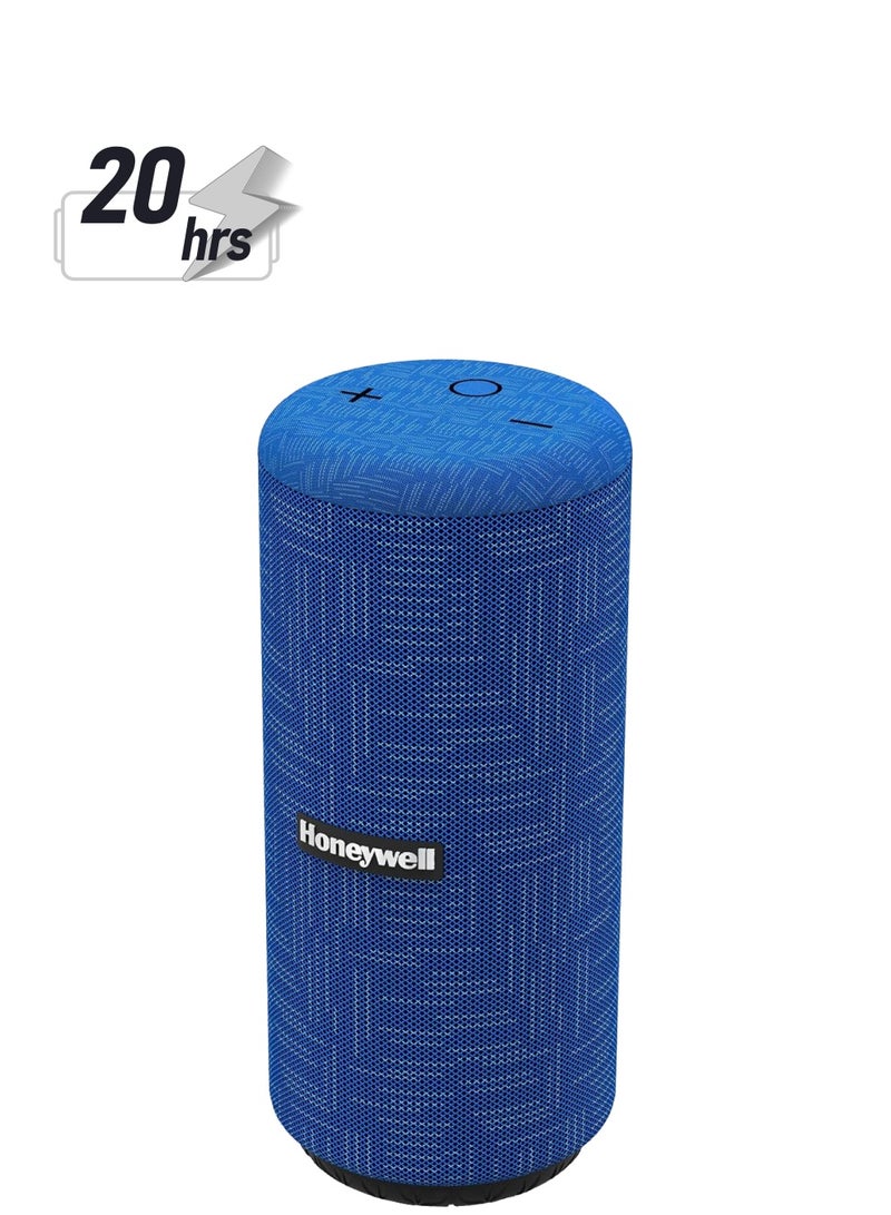 هوني ويل Suono P300 10W 5.3 Bluetooth Speaker,9H Playtime, Deep Bass,IPX 4,TWS Feature,Fast Charging,SD Card,USB,AUX,Built-In Mic&52mm Drivers,2 Yrs Manufacturer Warranty Blue  - Image 1