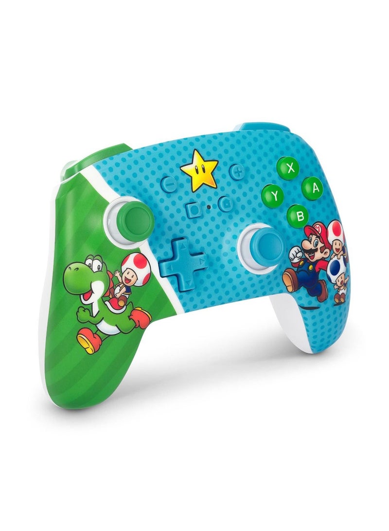 باور أيه - Enhanced Wireless Controller for Nintendo Switch - Super Star Friends, Nintendo Switch - OLED Model, Nintendo Switch Lite, Gamepad, game controller, Bluetooth controller - Image 1