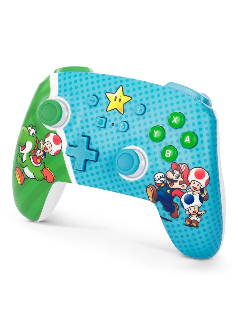 باور أيه - Enhanced Wireless Controller for Nintendo Switch - Super Star Friends, Nintendo Switch - OLED Model, Nintendo Switch Lite, Gamepad, game controller, Bluetooth controller - Image 1