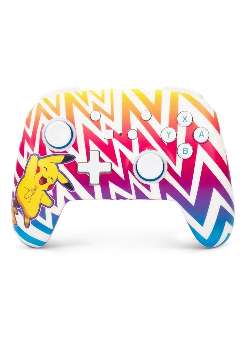 PowerA Enhanced Wireless Controller for Nintendo Switch - Pikachu Vibrant, Nintendo Switch - OLED Model, Nintendo Switch Lite, Gamepad, game controller, Bluetooth controller  - Image 1