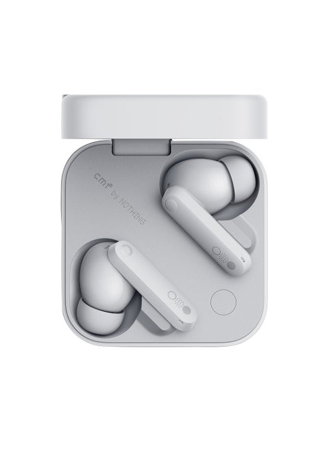 Buds Pro 2, ChatGPT Integrated, True Wireless With Clear Voice Technology 2.0, 50 dB Smart Active Noise Cancellation, Spatial Audio Effect, IP55, Middle East Version Light Grey