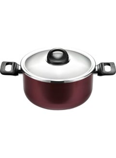 Tefal Armatal Cooking Set 11 Stewpot With Wok Pan With Grill Pan With Oven Tray Burgundy 18-22-26-30-28-26-30cm  - Image 2