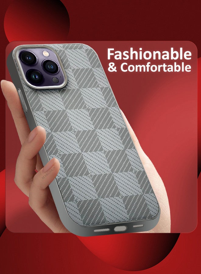 MARGOUN For iPhone 14 Pro Max Case Cover 2024 New Pattern Aramid Carbon Fiber Phone Case Slim And Light Design MIX4 - Image 3