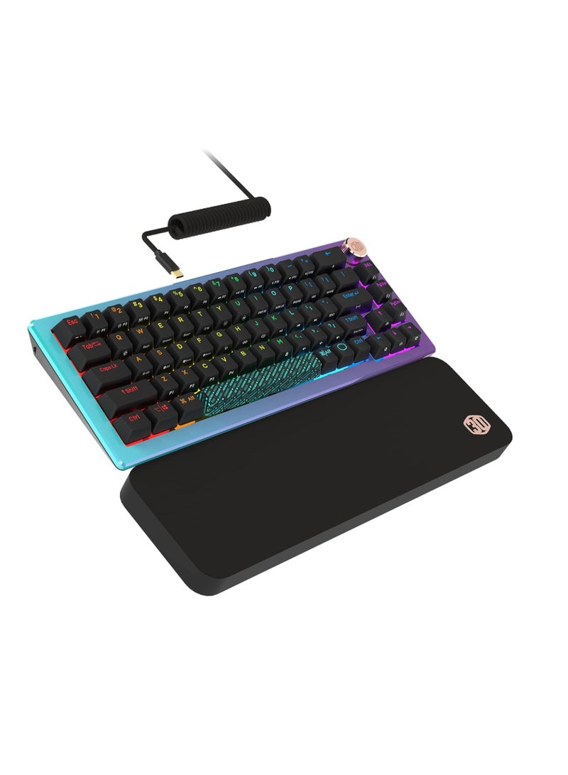 COOLER MASTER Keyboard CK721 Black (Blue-SW) US