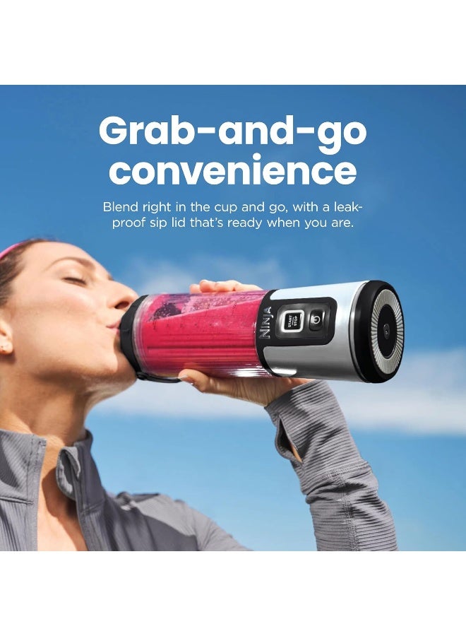 Ninja Blast Cordless Blender, Rechargeable, Leakproof 0.53 L 150 W BC151MENV Blue - Image 5