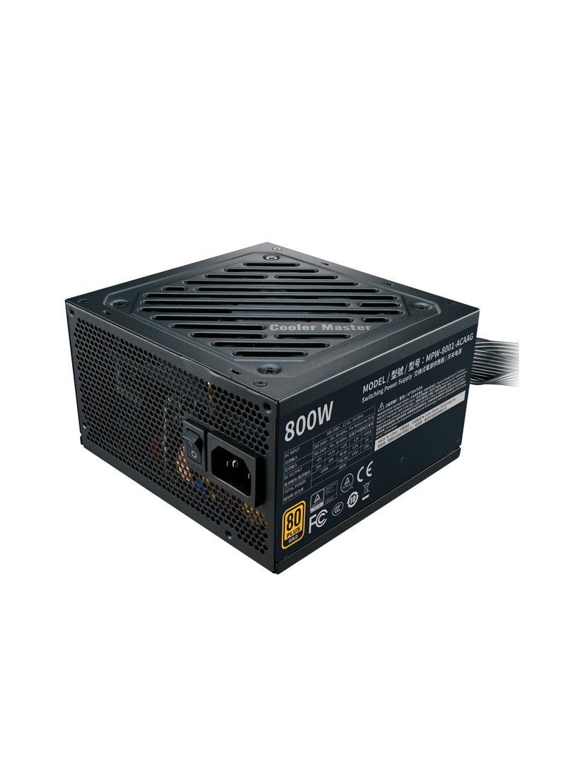 COOLER MASTER G800 Gold Entry Level 80 Plus Gold Atx Power Supply Unit - Image 2