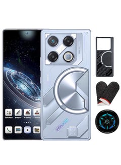 Infinix GT 20 Pro Dual SIM Mecha Silver 12+12GB RAM 256GB With Free Gift 5G - Middle East Version  - Image 1