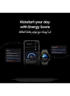 Samsung Galaxy Watch7 44mm (Middle East Version) Smartwatch, LTE, Sleep Coaching, Fitness Tracker - Green  - Image 4