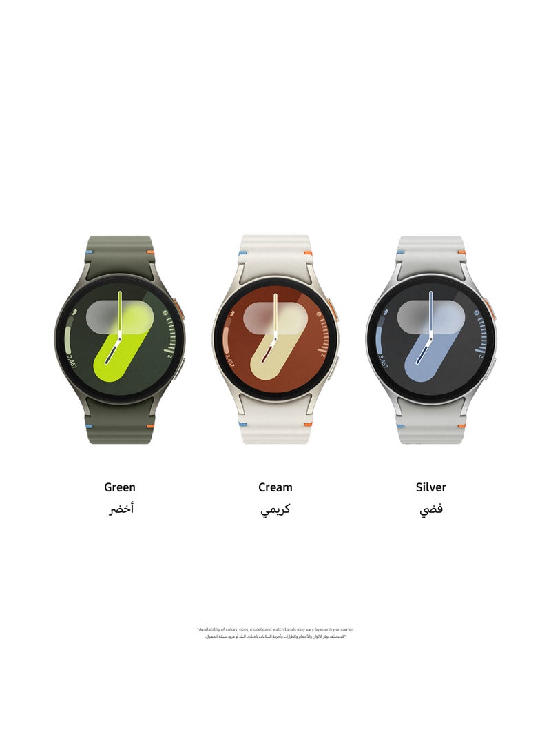 Samsung - Galaxy Watch7 40mm (Middle East Version) Smartwatch, Bluetooth, Sleep Coaching, Fitness Tracker - Green - Image 1