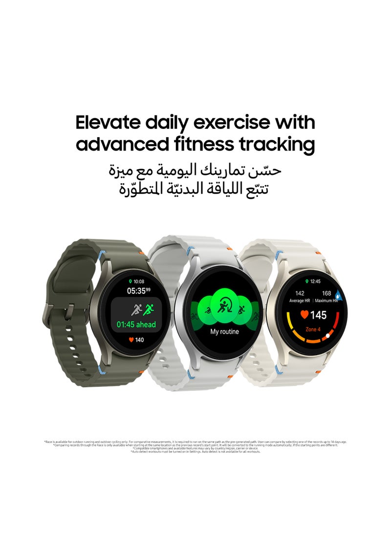 Samsung - Galaxy Watch7 40mm (Middle East Version) Smartwatch, Bluetooth, Sleep Coaching, Fitness Tracker - Green - Image 1