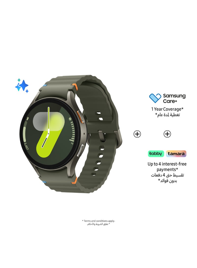 Samsung - Galaxy Watch7 40mm (Middle East Version) Smartwatch, Bluetooth, Sleep Coaching, Fitness Tracker - Green - Image 1