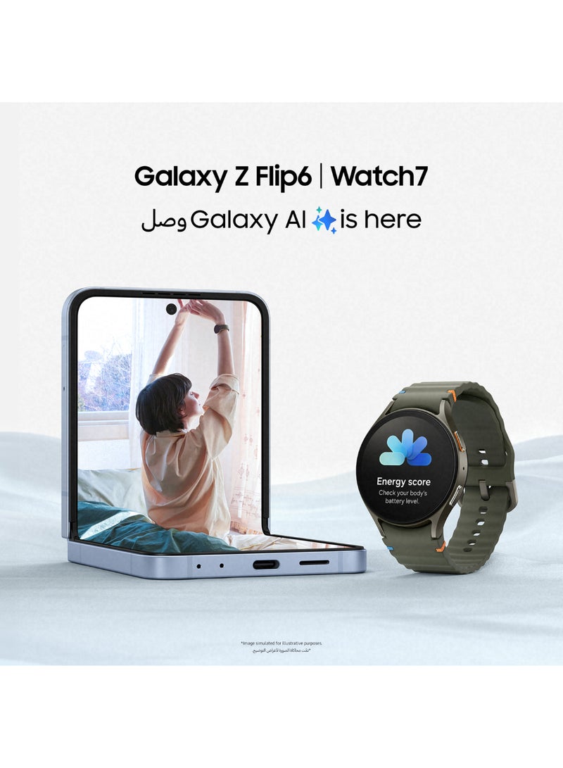 Samsung - Galaxy Watch7 40mm (Middle East Version) Smartwatch, Bluetooth, Sleep Coaching, Fitness Tracker - Green - Image 1