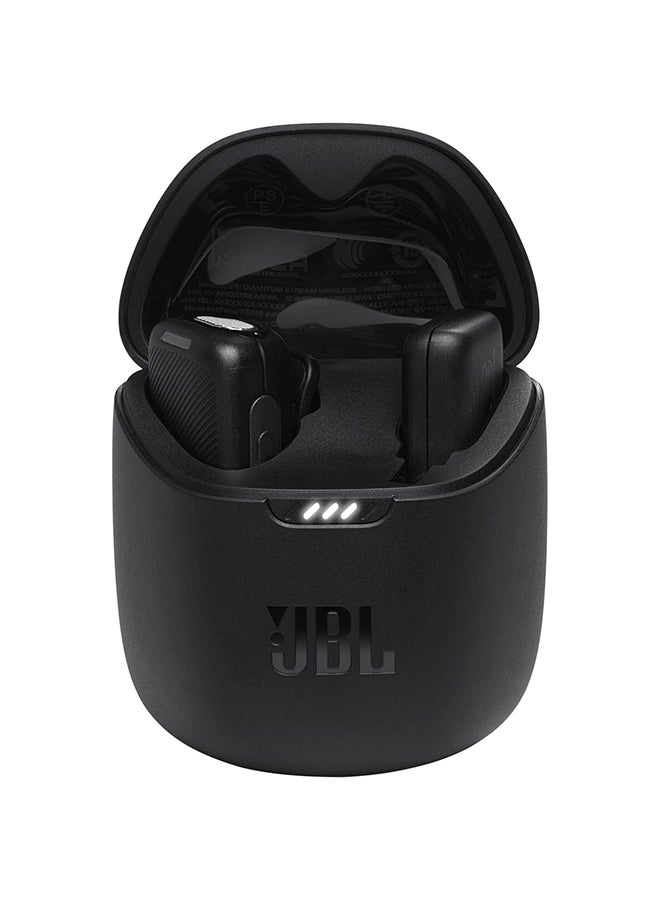JBL - Quantum Stream Wireless USB-C - Wearable Wireless Streaming Microphone for Crystal Clear Recordings, 24 Hours of Recording time, Plus Speed Charge, Included Windscreen for Noise Reduction JBLSTRMWLUSBCBLK Black - Image 1
